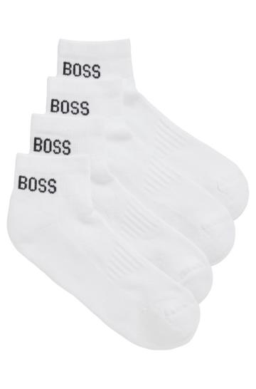 Skarpety BOSS Two Pack Of Ankle Białe Męskie (Pl08431)